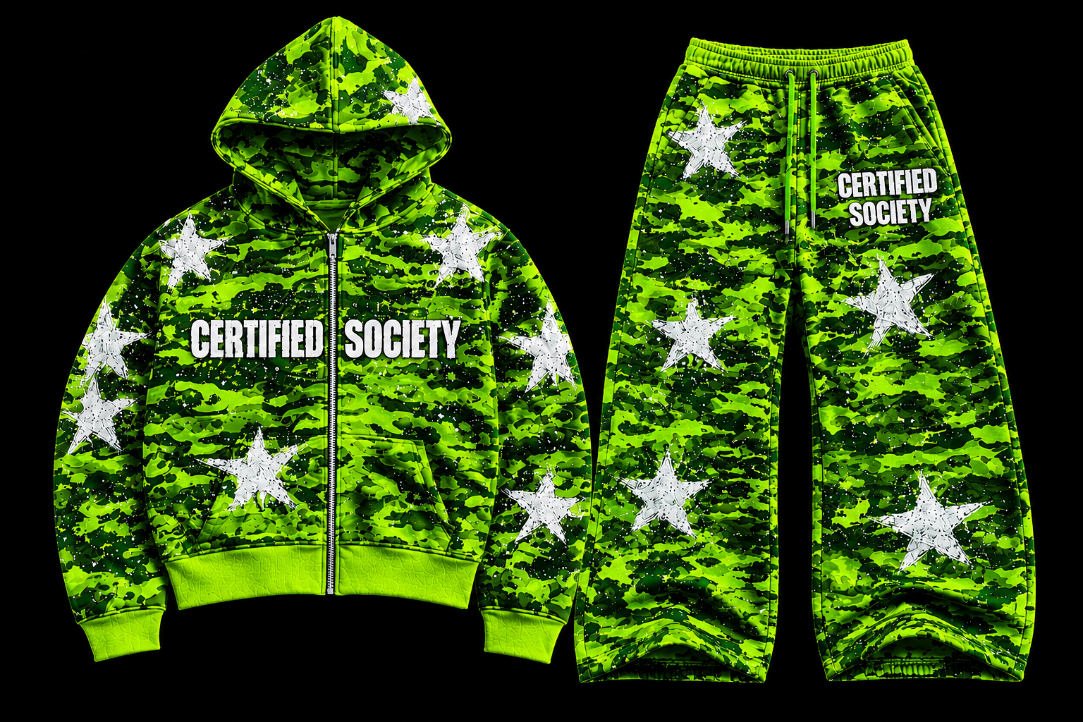 Green star set